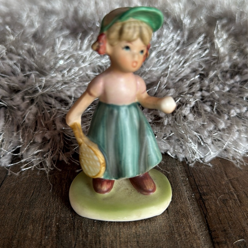 Collectible Napcoware Tennis Girl Vintage Figurine